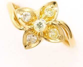 C&A Yellow Gold Yellow Gold (18K) Band Ring (Pre-Owned)