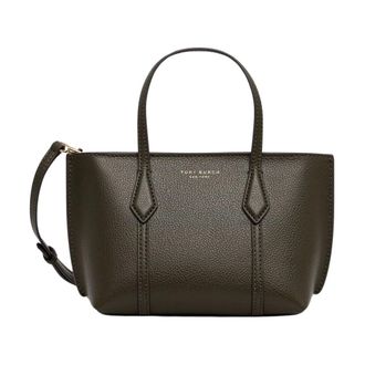 Tory Burch Tassen, Dames, Groen, ONE Size, Katoen, Perry Mini Tote