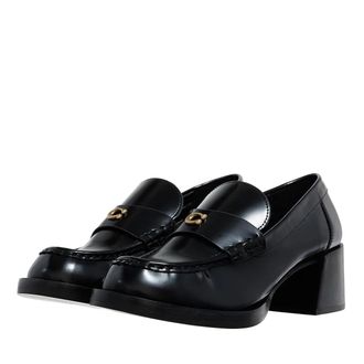 Coach Loafers - Natalie Leather Loafer - black - Loafers for ladies