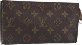 Louis Vuitton Pre-owned Accessory Pouch - Dames - Vintage Clutch - Bruin - ONE Size - Vintage