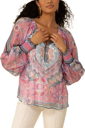 Hale Bob Hale Bob Michaela Silk-Blend Blouse