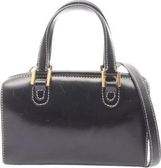 Fendi Pre-owned Leren Handtas - Dames - Vintage Handtas - Zwart - ONE Size - Leer - Vintage
