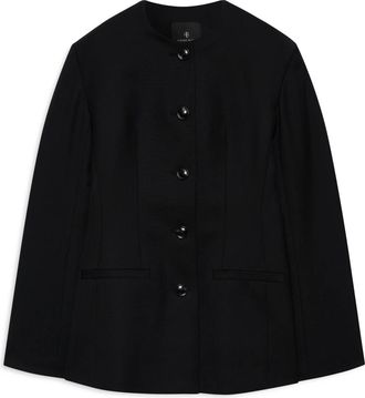 Anine Bing Jassen, Dames, Zwart, XS, Wol, Blazers