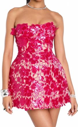 Retrof&ecirc;te Alira Lace Dress In Pink