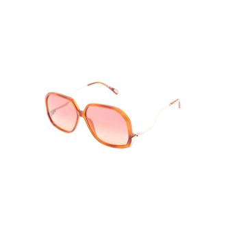 Chlo&eacute; Gafas de sol cuadradas onduladas - Accessories - Mujer - Marr&oacute;n - ONE SIZE