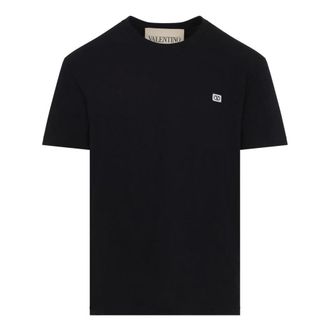 Valentino Garavani T-Shirts, male, Black, Size: 2XL VLogo Signature T-Shirt