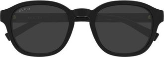 Gucci GG2109SK001 Square Full Rim Sunglasses - Black