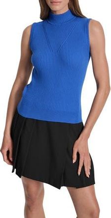 DKNY Sleeveless Mock Neck Sweater in Classic Blue at Nordstrom Rack, Size X-Large