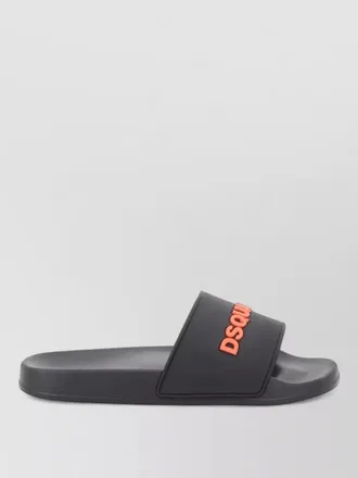 Dsquared2 rubber logo slides
