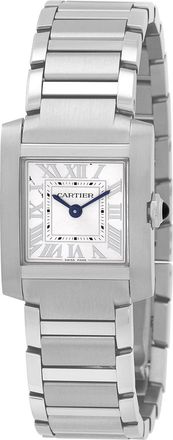 Cartier Pre-owned Cartier Tank Francaise Silver Dial Ladies Watch WSTA0065