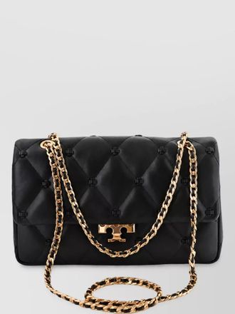 Tory Burch na na lamb leather quilted shoulder bag