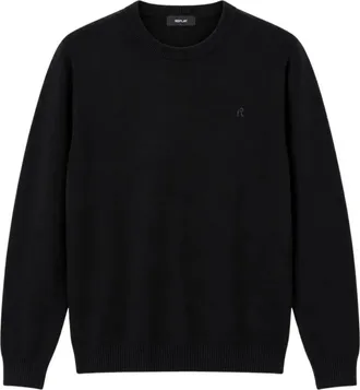 Replay Maglieria Girocollo - - Knitwear - Uomo - Nero - XL