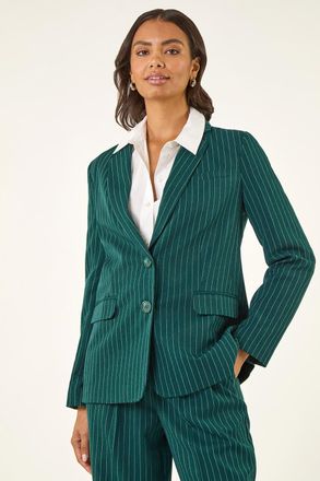 Roman Tailored Pinstripe Blazer
