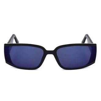 Guess Smoke Mirror Rectangular Mens Sunglasses GF5127 01C 65