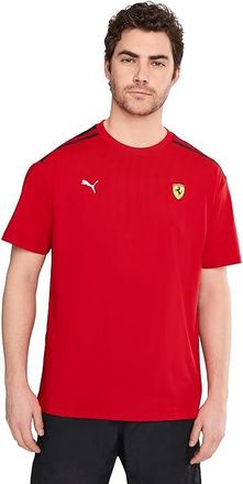 Puma Scuderia Ferrari Cloudspun T-Shirt Mens T Shirt Rosso Corsa : 2XL, Elastane/Polyester