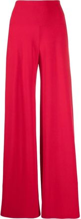 Norma Kamali Red Flared Pant