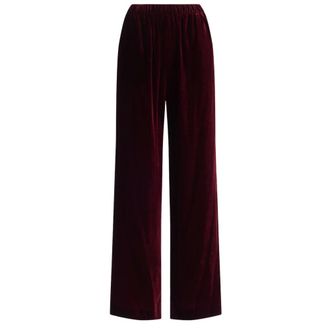 Max Mara Broeken, Dames, Rood, XS, Wijde broek