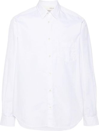 Isabel Benenato long-sleeve poplin shirt - men - Cotton - 48 - White