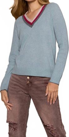 Lisa Todd Shore Blue Cashmere Sweater