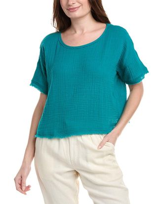 Eileen Fisher Eileen Fisher Boxy Gauze Top