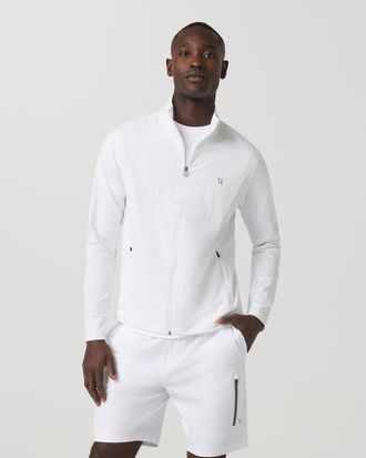 Vuori Clothing Sunday Element Track Jacket | White | Medium