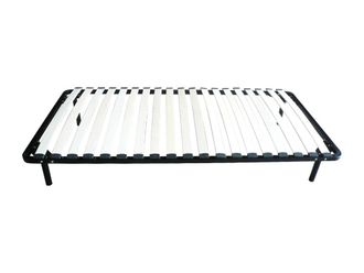 VENTE-UNIQUE.COM Somier de lamas negro 90 x 200 cm