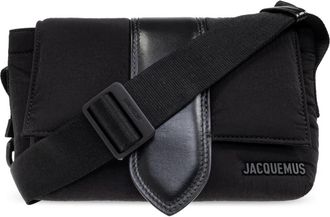 Jacquemus De Schoudertas - Heren - Schoudertassen - Zwart - ONE Size - Leer - Tassen