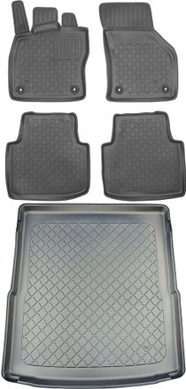OEM Juego De Alfombrillas Para Coche Y Maletero Para Skoda Superb Iv Sed&aacute;n A Partir De 2020