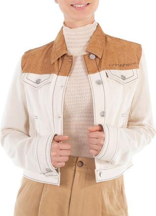 Marni Ladies White Cotton blend Outerwear Coats & Jackets, Brand Size 42 (US Size 10)