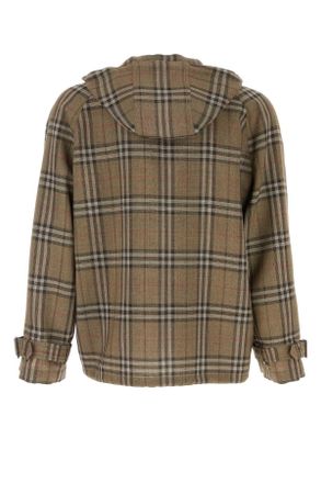 Burberry 8108324 C1846 Brushipcheck Exterior: Viscose Silk Giubbini Jacket