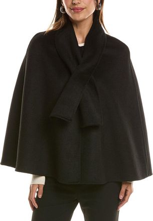 La Fiorentina Scarf Neck Wool-Blend Cape