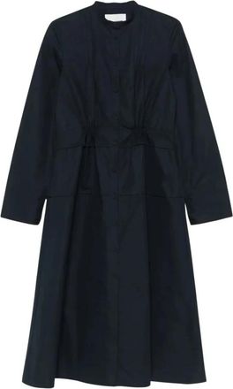 Jil Sander Shirt Kleedjes - Dames - Shirt Kleedjes - Zwart - S - Katoen - Kleedjes