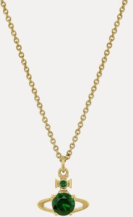 Vivienne Westwood Reina Pendant Necklace Gold-emerald-cz Gold-emerald-cz Women