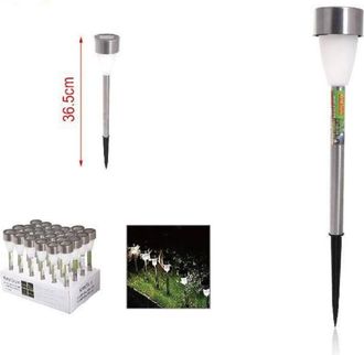 Trade Shop Trade Shop Traesio - Trade Shop - Set 12 Lampada Solare Pueblo Led Con Punto Garden Externa 36.5cm 2002986