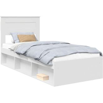 vidaXL Estructura De Cama 90 X 200 Cm Madera De Pino Macizo Vidaxl