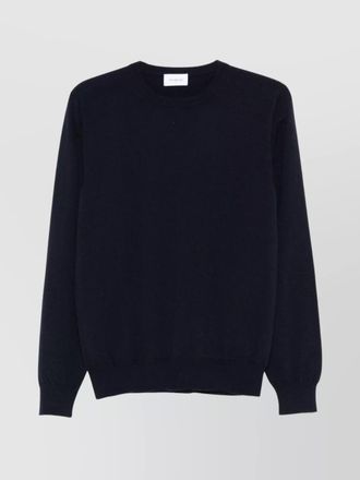 Malo fine-knit wool crew-neck jumper