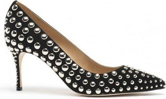 Sergio Rossi Godiva 075 Studs Leather Womens Pumps