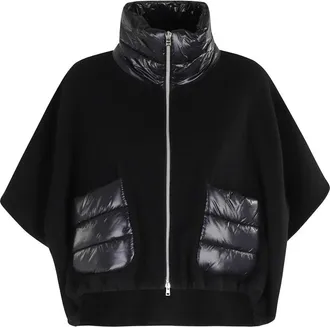 Herno wol en nylon kort donsjack