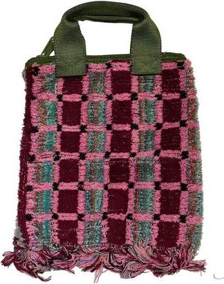 Puebco Truck Seat Fabric Tote in Maroon X Multi Color at Nordstrom