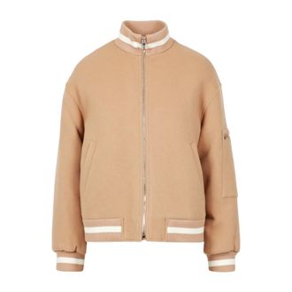 Msgm Msgm, Dames, Jassen, Beige, Maat: XS Wol