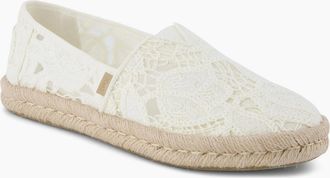 Toms Womens TOMS Alpargata Rope 2.0 Textile Womens Natural Espadrilles - White - Size: 8