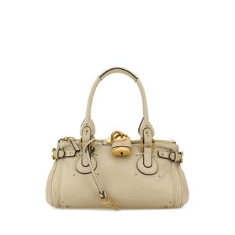 Chlo&eacute; Sand Leather Paddington Shoulder Bag