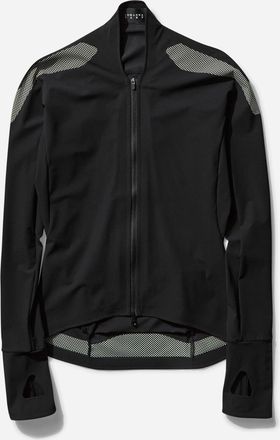 Johanna Parv Women s Long Sleeve Zip Top Black / Lime Cream