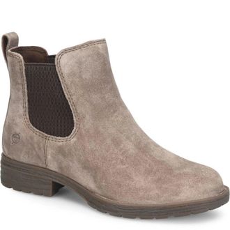 B&oslash;rn Born Cove F55517-233 Boots WomensB Taupe Suede Waterproof Chelsea ZOGG2989