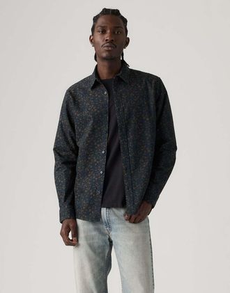 Levi's camicia standard Battery housemark blu
