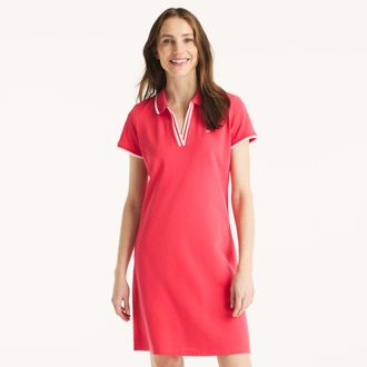 Nautica Womens Deck Polo Dress