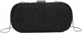 Moda Luxe Womens Quinn Evening Bag In Black