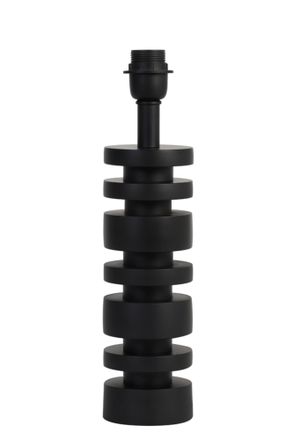 Light & Living Light & Living - L&aacute;mpara De Mesa - Desley - Negro - Metal