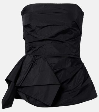 Max Mara Taffeta corset top
