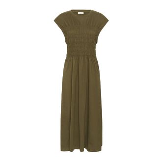 Soaked In Luxury Maxi Jurken - Dames - Maxi kleedjes - Groen - L - Kleedjes